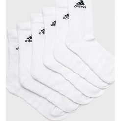 Adidas Performance - Skarpety (6-pack). Białe skarpetki męskie adidas Performance, bez wzorów, z elastanu. Za 79,90 zł.