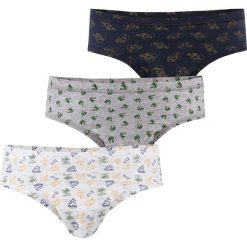 Trójpak slipów chłopięcych Tropic. Bielizna chłopięca COTONELLA, bez wzorów, z bawełny. Za 51,99 zł.