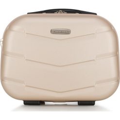 Kosmetyczka 56-3A-404-86. Brązowe kosmetyczki damskie Wittchen, w paski. Za 99,90 zł.