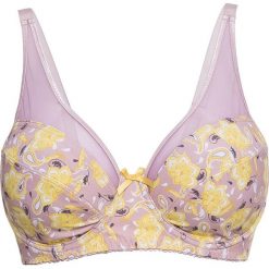 Biustonosz minimizer bonprix matowy jasnoróżowy z nadrukiem. Fioletowe biustonosze bonprix, z nadrukiem. Za 21,99 zł.