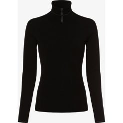 Marc Cain Collections - Damska koszulka z długim rękawem, czarny. Czarne koszulki damskie Marc Cain Collections, bez wzorów, z golfem. Za 599,95 zł.
