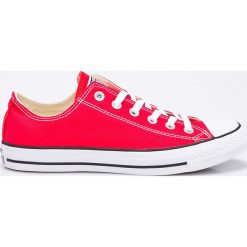 Converse - Tenisówki. Czerwone trampki męskie marki Converse, bez wzorów, z gumy, na sznurówki. W wyprzedaży za 249,90 zł.