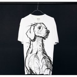 Weimaraner t-shirt man. T-shirty męskie Pakamera, m, z wiskozy, klasyczne. Za 129,00 zł.