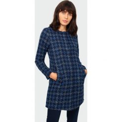 Elegancki płaszcz z motywem kraty. Kurtki damskie Greenpoint, bez wzorów, z poliesteru, eleganckie, bez kaptura. Za 219,99 zł.