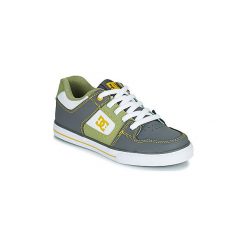 Buty Dziecko DC Shoes PURE. Szare trampki chłopięce DC Shoes, bez wzorów, bez zapięcia. Za 167,30 zł.