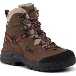 Trekkingi KEEN - Karraig Mid Wp 1022181 Chestnut/Nostalgia Rose. Pomarańczowe trapery damskie Keen, ze skóry, bez obcasa, bez zapięcia. W wyprzedaży za 439,00 zł.