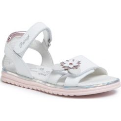 Sandały PRIMIGI - 5429511 S Bianco. Białe sandały dziewczęce Primigi, ze skóry, bez zapięcia. Za 259,00 zł.