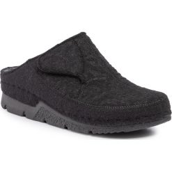 Kapcie BERKEMANN - Gladis 01155 Schwarz 962. Czarne klapki damskie Berkemann, z wełny. Za 299,00 zł.