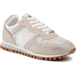 Sneakersy LIU JO - Wonder BXX049 PX040 White 01111. Brązowe półbuty damskie Liu Jo, ze skóry. Za 649,00 zł.