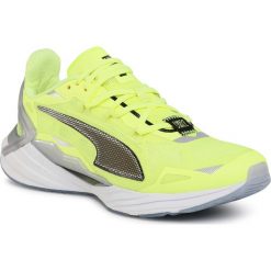 Buty PUMA - UltraRide Fm Xtreme Wns 193759 02 Fizzy Yellow/Black/Silver. Żółte buty sportowe damskie Puma, bez wzorów, z tworzywa sztucznego, sportowe, do biegania. Za 499,99 zł.