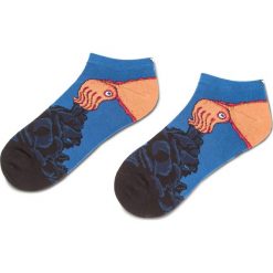 Skarpety Niskie Unisex CUP OF SOX - Ciekawska Mątwa Barbara C Granatowy Kolorowy. Niebieskie skarpetki damskie marki Cup of sox, w kolorowe wzory, z elastanu. Za 15,00 zł.