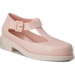Półbuty MELISSA - Kazakova Ad 32311 Pink/Beige 51430. Czerwone półbuty damskie Melissa, z materiału, na obcasie. W wyprzedaży za 219,00 zł.