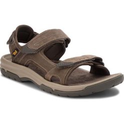 Sandały TEVA - Langdon Sandal 1015149 Walnut. Pomarańczowe sandały męskie Teva, ze skóry, bez zapięcia. W wyprzedaży za 239,00 zł.