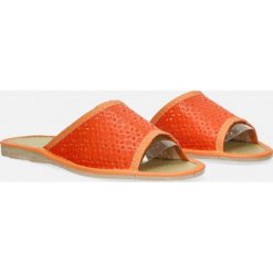 Pomarańczowe kapcie ażurowe casu d-k-54. Pomarańczowe kapcie damskie Casu. Za 19,99 zł.