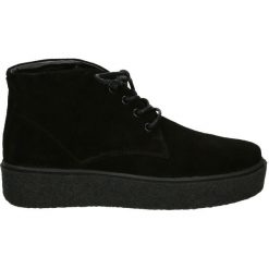 Botki - LUCKY11056 NE. Czarne botki damskie skórzane Venezia. Za 299,00 zł.