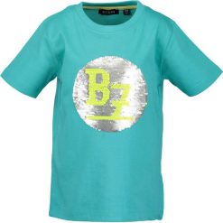 Blue Seven - T-shirt dziecięcy 92-128 cm. Niebieskie t-shirty chłopięce marki Blue Seven, z nadrukiem, z bawełny, z okrągłym kołnierzem. W wyprzedaży za 39,90 zł.