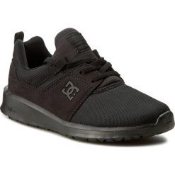 Sneakersy DC - Heathrow ADYS700071 Black/Black/Black(3Bk). Czarne półbuty damskie DC, z tworzywa sztucznego. Za 299,00 zł.