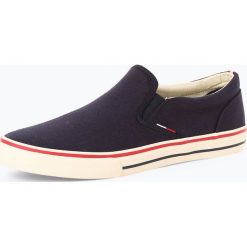 Tommy Jeans - Tenisówki męskie, niebieski. Niebieskie trampki męskie Tommy Jeans, bez wzorów, z jeansu, bez zapięcia. Za 269,95 zł.