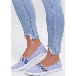 Granatowe Tenisówki Scoot. Niebieskie trampki i tenisówki damskie vices, w paski, z paskami. Za 34,99 zł.