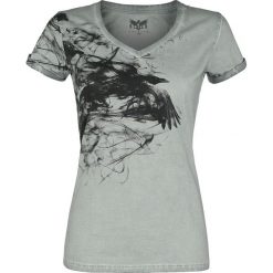 Bluzki asymetryczne: Black Premium by EMP Shades Of Truth Koszulka damska szary