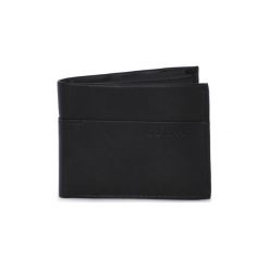 Portfele Calvin Klein Jeans SLIVER 10CC COIN. Czarne portfele damskie Calvin Klein Jeans, bez wzorów, z jeansu. Za 343,55 zł.