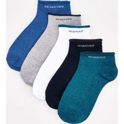 Kapcie męskie: 5 pack skarpetek Granatowy