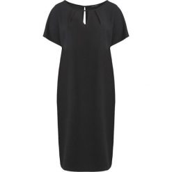 Czarna sukienka oversize. Czarne sukienki damskie Vito Vergelis, na co dzień, bez wzorów, biznesowe, bez kołnierzyka, bez rękawów, oversize. Za 299,00 zł.