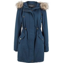 Parka bawełniana ze sztucznym futerkiem bonprix ciemnoniebieski. Czarne parki damskie marki House, l. Za 169,99 zł.