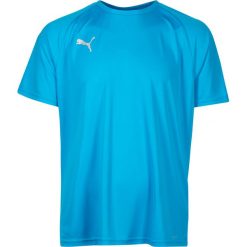Koszulka funkcyjna "ftblNXT" w kolorze niebieskim. Niebieskie koszulki męskie Puma, m, bez wzorów, z materiału, z okrągłym kołnierzem, bez rękawów. W wyprzedaży za 79,95 zł.