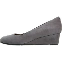Czółenka: Clarks VENDRA BLOOM Czółenka na koturnie grey