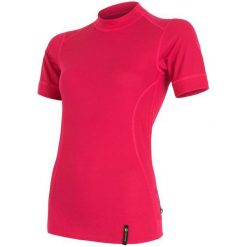 Sensor Koszulka Double Face T-Shirt Magenta L. Różowe topy sportowe damskie marki Sensor, s. Za 95,00 zł.