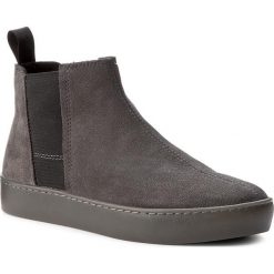 Sztyblety VAGABOND - Zoe 4326-440-18 Dk Grey. Czarne buty zimowe damskie marki Vagabond, z materiału, z okrągłym noskiem. W wyprzedaży za 259,00 zł.