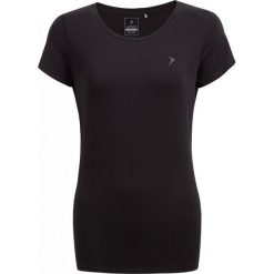 T-shirt damski TSD600 - głęboka czerń - Outhorn. Czarne koszulki damskie marki Outhorn, z bawełny. W wyprzedaży za 19,99 zł.