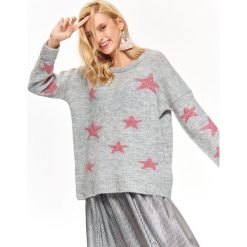 SWETER DŁUGI RĘKAW DAMSKI LUŹNY. Szare bez kategorii Top Secret, na zimę. Za 49,99 zł.