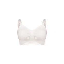 Carriwell Biustonosz dla kobiet karmiących Seamless Padded white - biały. Białe biustonosze ciążowe carriwell, z elastanu. Za 125,00 zł.