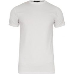 Biały T-shirt Męski, Krótki Rękaw -Just Yuppi- Koszulka, Basic, Jednokolorowa, U-Neck TSJTYUP6231kol1bialyU. Białe koszulki męskie Just Yuppi, m, bez wzorów, z tkaniny, casualowe, bez kołnierzyka, krótkie. Za 39,90 zł.