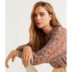 Mango - Bluzka Bard. Zielone bluzki damskie Mango, xs, z poliesteru, z okrągłym kołnierzem. W wyprzedaży za 79,90 zł.