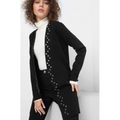 Kardigan z metalowymi kołami. Czarne kardigany damskie Orsay, xs, z dzianiny. Za 139,99 zł.