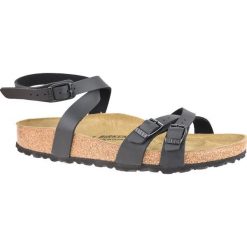Birkenstock Blanca BF 1015840. Czarne sandały damskie Birkenstock, bez wzorów, sportowe, bez obcasa, bez zapięcia. W wyprzedaży za 289,99 zł.