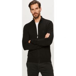 Trussardi Jeans - Kardigan. Czarne swetry męskie Trussardi Jeans, m, bez wzorów, z wiskozy. Za 469,90 zł.