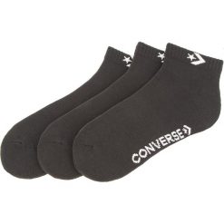 Zestaw 3 par niskich skarpet damskich CONVERSE - E725B-3010 Czarny. Czarne skarpetki damskie Converse, bez wzorów, z elastanu. Za 45,00 zł.