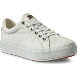 Sneakersy NAPAPIJRI - Astrid 16731580 Bright White N290. Białe półbuty damskie skórzane Napapijri. W wyprzedaży za 229,00 zł.