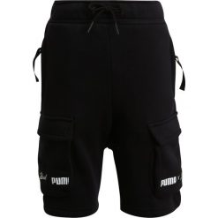 Puma NATURELL SHORTS Krótkie spodenki sportowe black. Czarne spodenki chłopięce Puma, z bawełny, sportowe. W wyprzedaży za 167,20 zł.