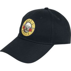 Guns N' Roses Circle Logo Czapka baseballowa czarny. Czarne czapki z daszkiem damskie . Za 69,90 zł.