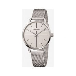 Calvin Klein Even Extension Zegarek Srebrny. Szare zegarki męskie Calvin Klein, srebrne. Za 1102,95 zł.