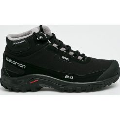 Salomon - Buty Shelter Cs Wp. Czarne buty trekkingowe męskie Salomon, z materiału, outdoorowe. W wyprzedaży za 499,90 zł.