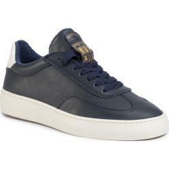 Sneakersy SCOTCH & SODA - Plakka 20831613 Marine S69. Niebieskie sneakersy męskie Scotch & Soda, na co dzień, bez wzorów, ze skóry, klasyczne, bez zapięcia. W wyprzedaży za 329,00 zł.