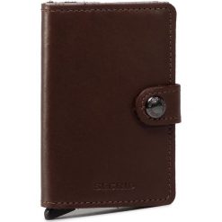 Mały Portfel Męski SECRID - Miniwallet M Dark Brown. Pomarańczowe portfele męskie Secrid, bez wzorów, ze skóry. Za 229,00 zł.