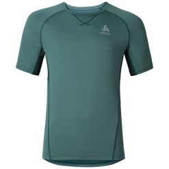 Odlo Koszulka męska T-shirt s/s VIRGO zielona r. S (347822/40167/S). Zielone koszulki sportowe męskie marki Odlo, m. Za 102,71 zł.