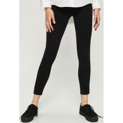 Legginsy: Legginsy z lampasami - Złoty